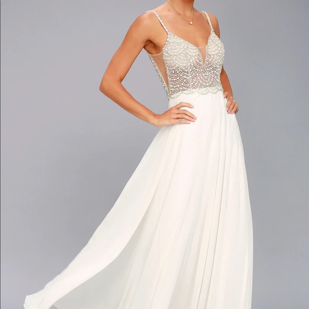 Lulus wedding dress